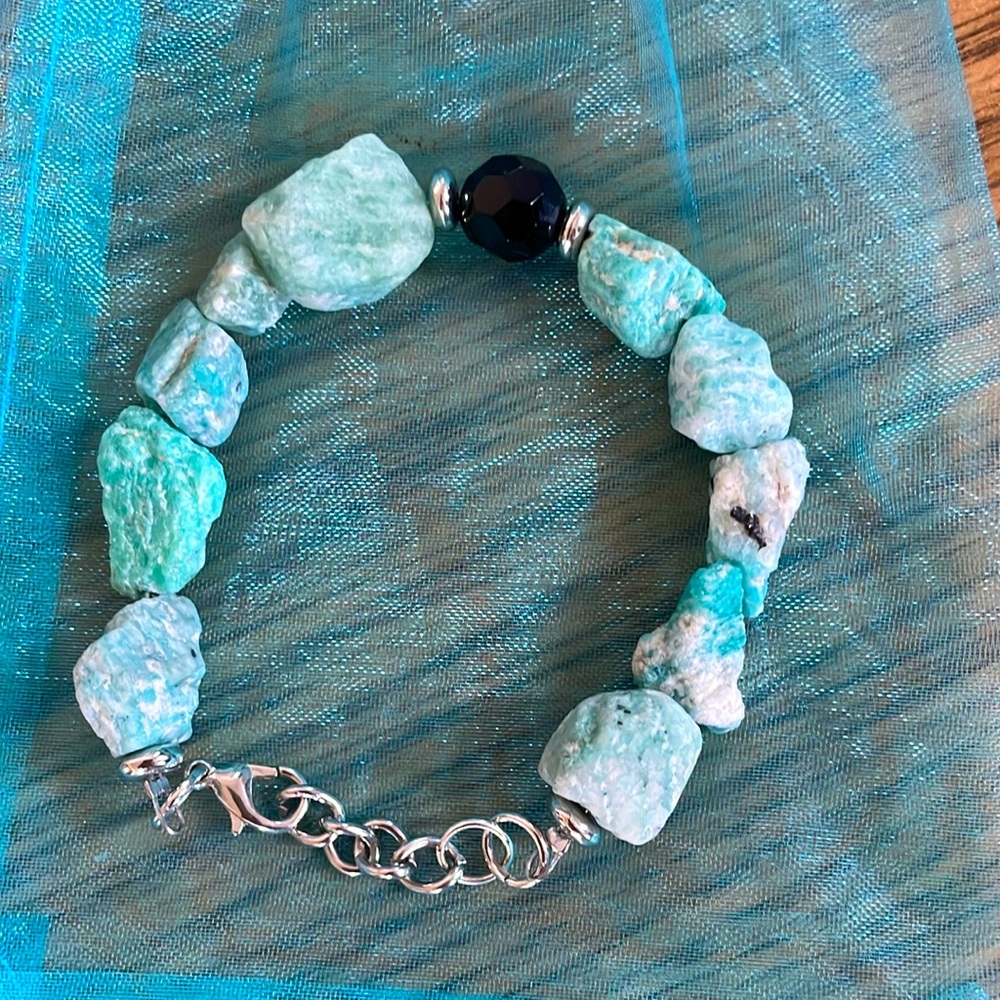 Blue turquoise marble handcrafted